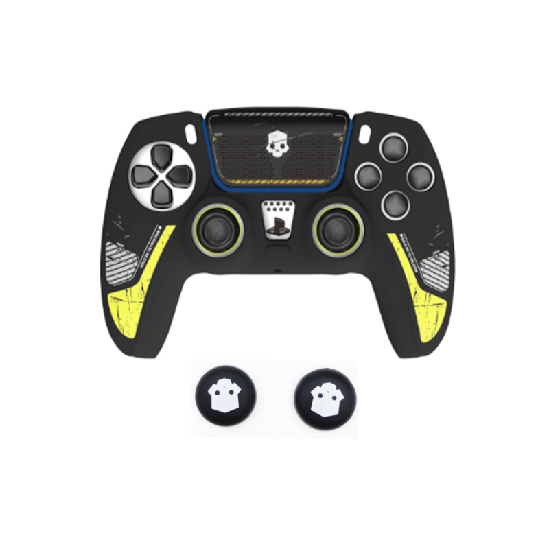 PS5 silikono apsauginis dėklas su raštais – Kamuflazė, Vandens pernešimas; Priešslydžio funkcija, Modelis UX-009-01