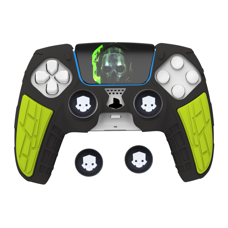 PS5 silikono apsauginis dėklas su raštais – Kamuflazė, Vandens pernešimas; Priešslydžio funkcija, Modelis UX-009-01