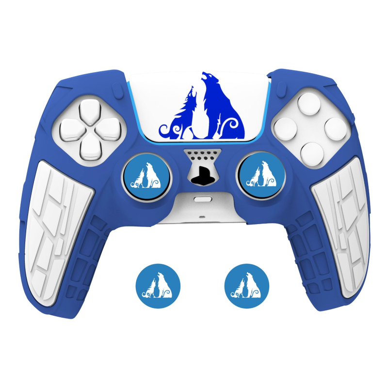 PS5 silikono apsauginis dėklas su raštais – Kamuflazė, Vandens pernešimas; Priešslydžio funkcija, Modelis UX-009-01