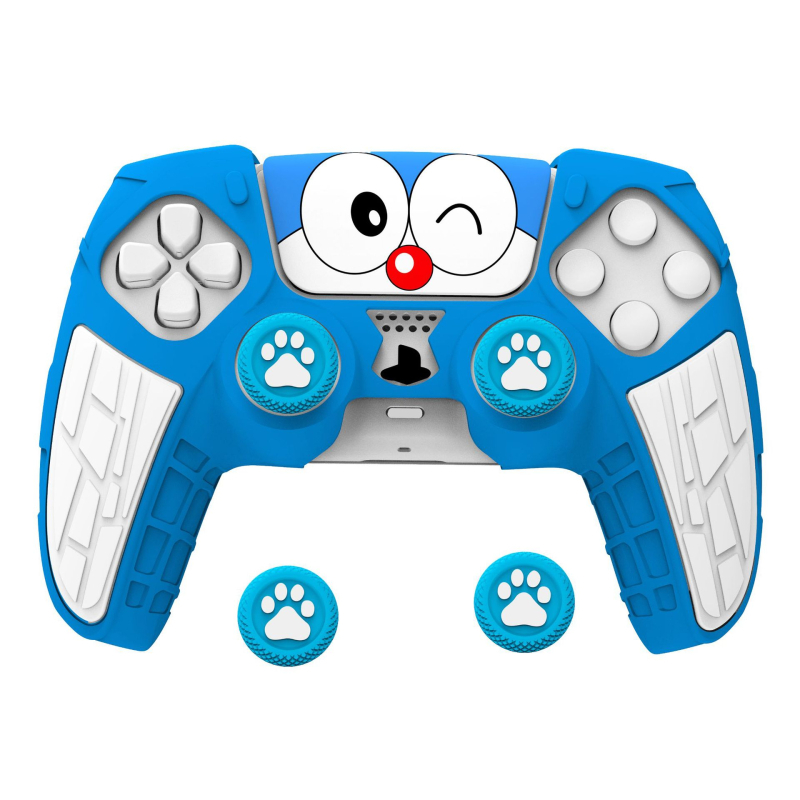 PS5 silikono apsauginis dėklas su raštais – Kamuflazė, Vandens pernešimas; Priešslydžio funkcija, Modelis UX-009-01