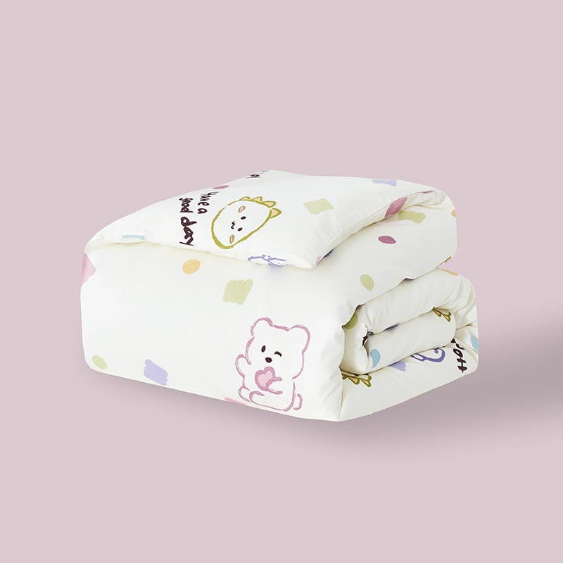 Laste voodi kate - 60S satiin, pikkade kiududega puuvill, reaktiivne trükkimine, Jet õmblus, 3-osaline komplekt