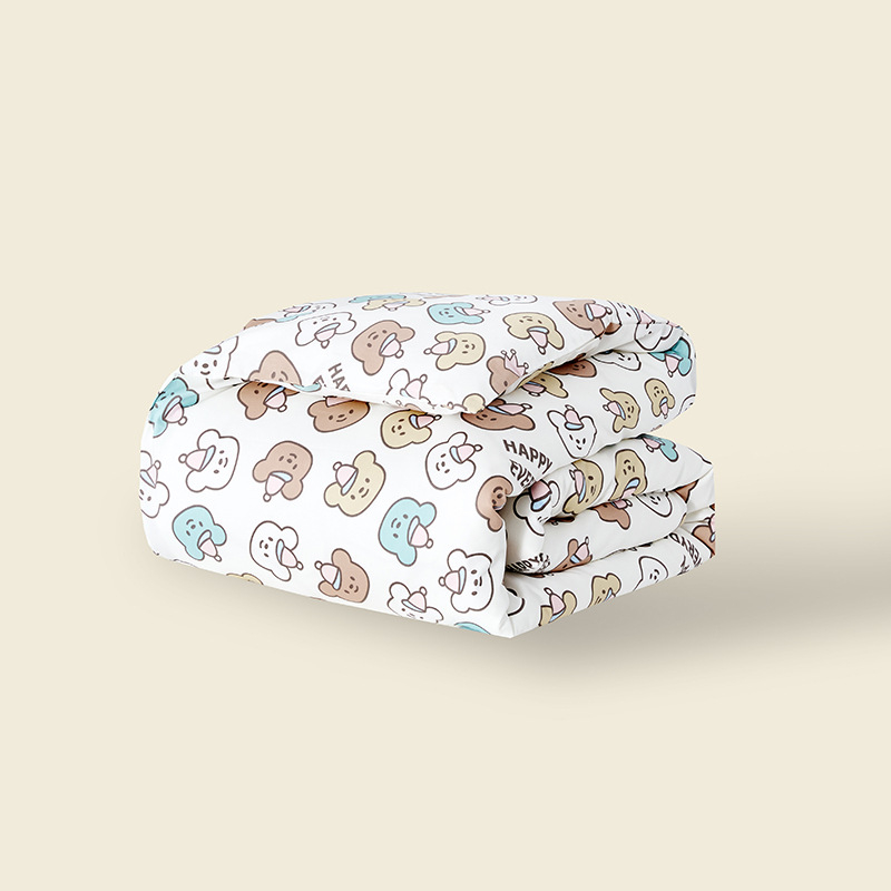 Laste voodi kate - 60S satiin, pikkade kiududega puuvill, reaktiivne trükkimine, Jet õmblus, 3-osaline komplekt