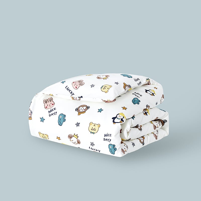 Laste voodi kate - 60S satiin, pikkade kiududega puuvill, reaktiivne trükkimine, Jet õmblus, 3-osaline komplekt