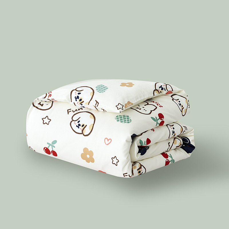 Laste voodi kate - 60S satiin, pikkade kiududega puuvill, reaktiivne trükkimine, Jet õmblus, 3-osaline komplekt