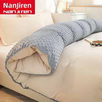 Paplanhuzat fleece béléssel, tej velúr és korall velúr, akril szálból, 4 részes készlet