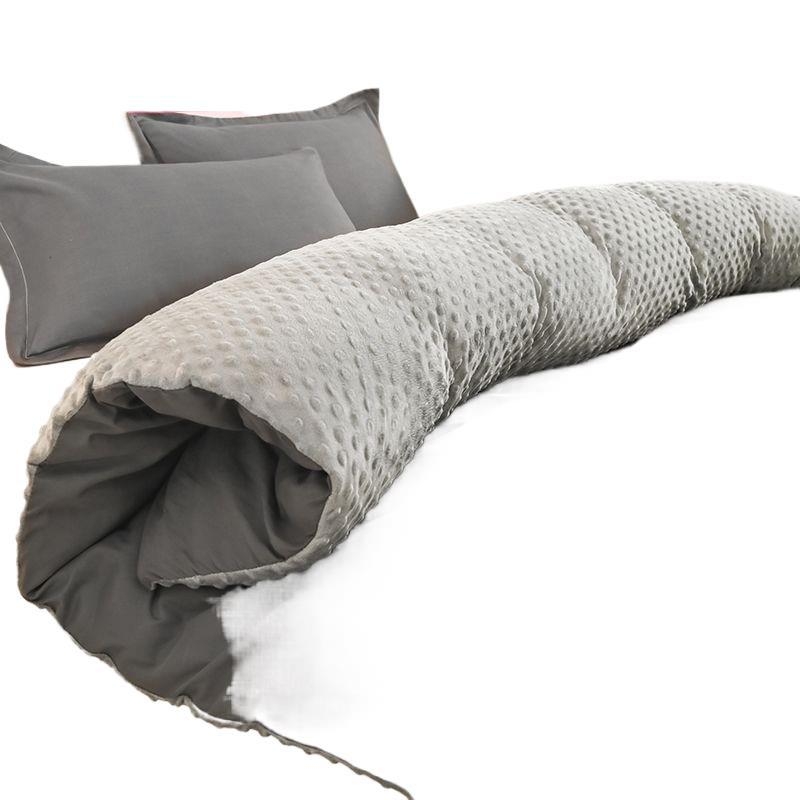 Paplanhuzat fleece béléssel, tej velúr és korall velúr, akril szálból, 4 részes készlet