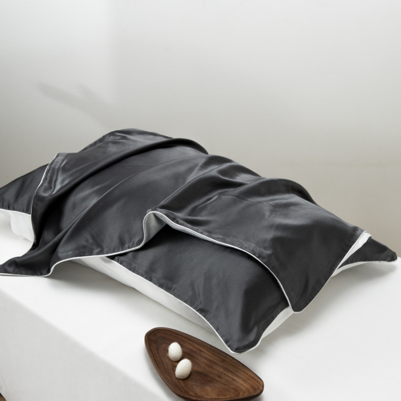 Jastućnica od 100% svile Mulberry, 16 momme, rub omota (envelope-edge), reaktivno bojanje, za jednu jastučić