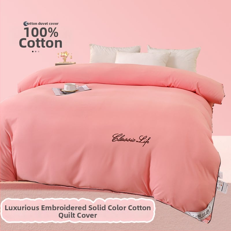 Pamut paplanhuzat, egyszínű, Brushed Twill, Tie-Dye nyomtatás, Egyszerű stílus