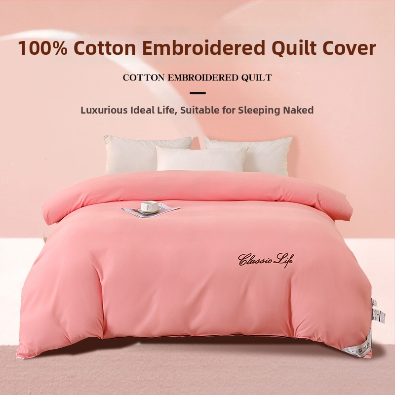 Pamut paplanhuzat, egyszínű, Brushed Twill, Tie-Dye nyomtatás, Egyszerű stílus