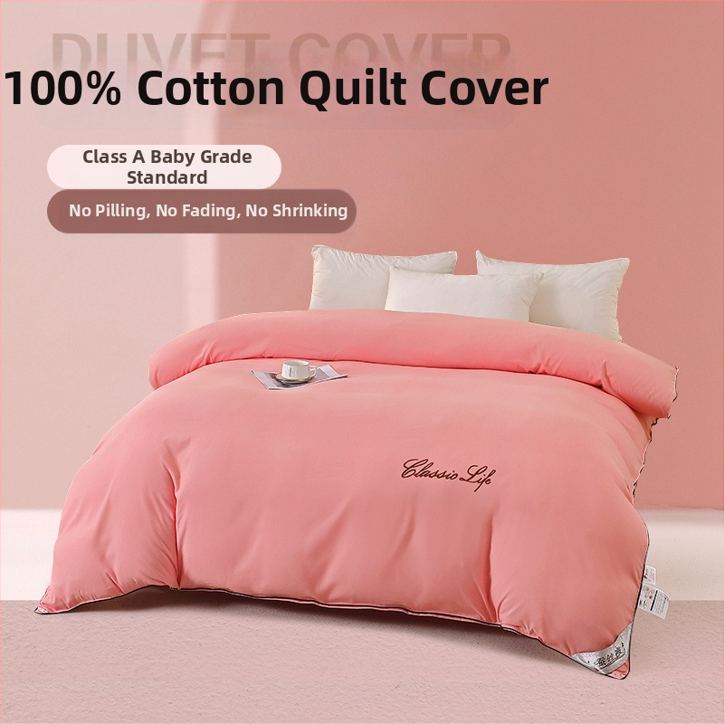 Pamut paplanhuzat, egyszínű, Brushed Twill, Tie-Dye nyomtatás, Egyszerű stílus