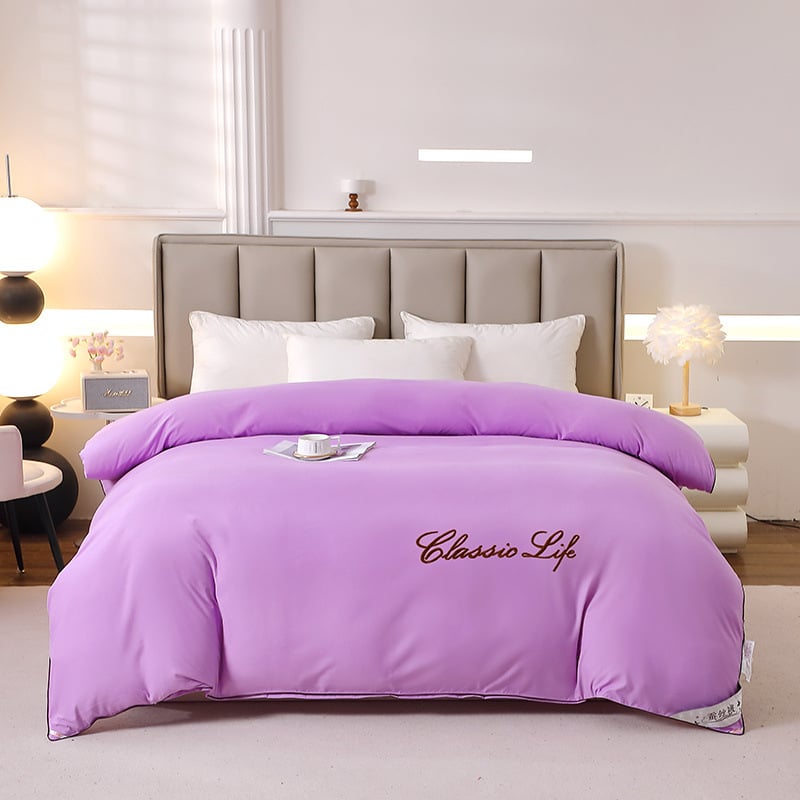 Pamut paplanhuzat, egyszínű, Brushed Twill, Tie-Dye nyomtatás, Egyszerű stílus