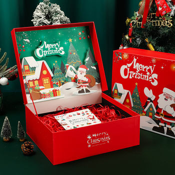 Χριστουγεννιάτικο κουτί δώρου – προέλευση Yiwu, χαρτόνι, μάρκα Zhenyue, εξουσιοδοτημένη ιδιωτική μάρκα, εκτύπωση, τρισδιάστατο κουτί δώρου