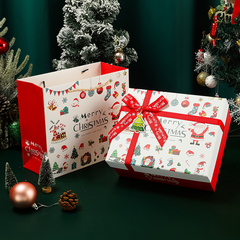 Χριστουγεννιάτικο κουτί δώρου – προέλευση Yiwu, χαρτόνι, μάρκα Zhenyue, εξουσιοδοτημένη ιδιωτική μάρκα, εκτύπωση, τρισδιάστατο κουτί δώρου