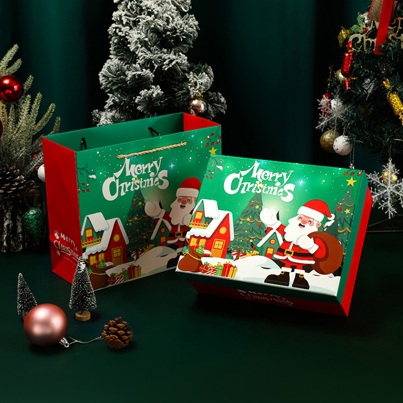 Χριστουγεννιάτικο κουτί δώρου – προέλευση Yiwu, χαρτόνι, μάρκα Zhenyue, εξουσιοδοτημένη ιδιωτική μάρκα, εκτύπωση, τρισδιάστατο κουτί δώρου
