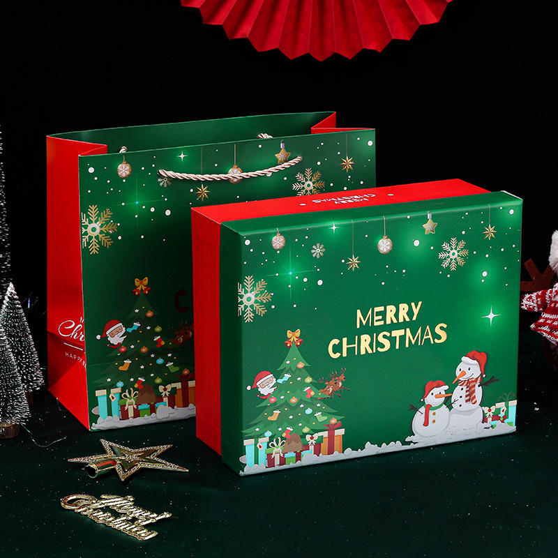 Χριστουγεννιάτικο κουτί δώρου – προέλευση Yiwu, χαρτόνι, μάρκα Zhenyue, εξουσιοδοτημένη ιδιωτική μάρκα, εκτύπωση, τρισδιάστατο κουτί δώρου