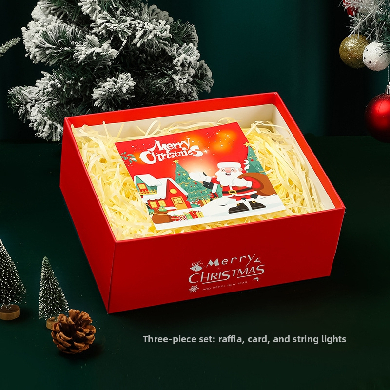 Χριστουγεννιάτικο κουτί δώρου – προέλευση Yiwu, χαρτόνι, μάρκα Zhenyue, εξουσιοδοτημένη ιδιωτική μάρκα, εκτύπωση, τρισδιάστατο κουτί δώρου