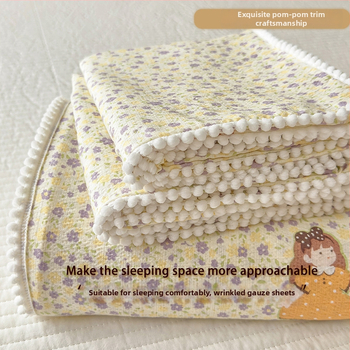 Kolmeosaline voodipesu komplekt polüestrist, multikas muster, Twill kangas, reaktiivne trükkimine ja värvimine, sobib kõigile aastaaegadele, kaasaegne minimalistlik stiil