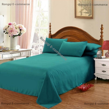 Ning tao Kāzas gultas veļas komplekts ar ziedu rakstu, brušēts audums, 3 gab.