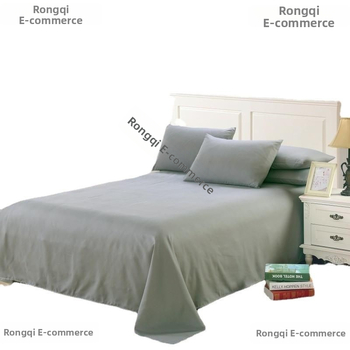 Ning tao Kāzas gultas veļas komplekts ar ziedu rakstu, brušēts audums, 3 gab.