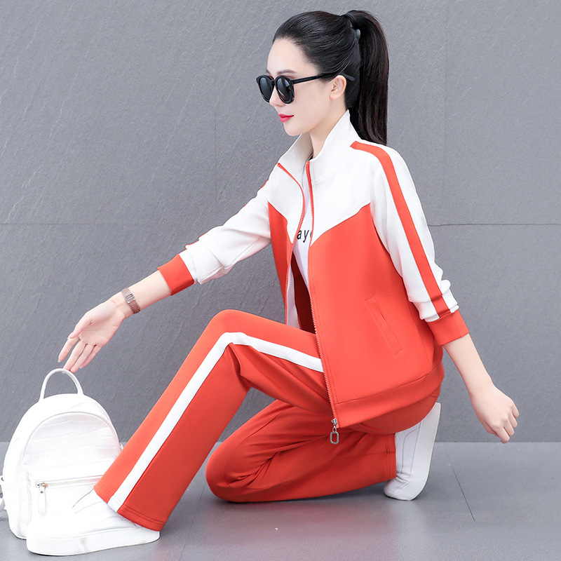 Ženski opušteni kostim s kardiganom i hlačama, 3D uzorak, jesen 2024, pamuk-elastan smjesa