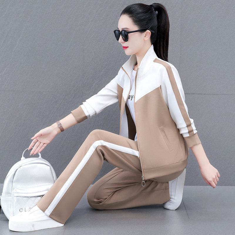 Ženski opušteni kostim s kardiganom i hlačama, 3D uzorak, jesen 2024, pamuk-elastan smjesa