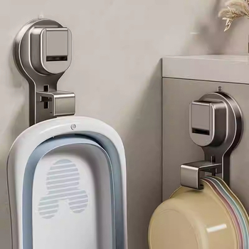 Vannas istabas sienas organizētājs izlietnei un vannai ar stipru sūkņa kausu – ABS, Daudzfunkcionāls, 1 līmenis