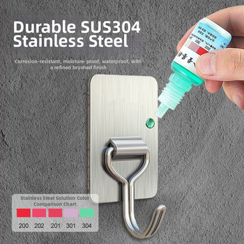 Roostevabast terasest klee-konks — raske koormus, paigaldus ilma puurimata, sobib sise- ja väliskasutuseks, veekindel, maksimaalne koormus üle 30 kg