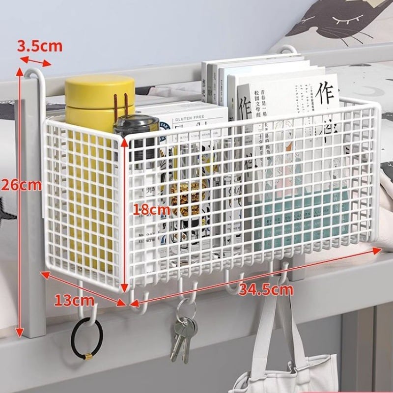 Nakts skapja pakārtais grozs no dzelzs, āķa tips, INS stils