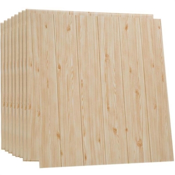 3D дървесен стенен стикер - самозалепващ, водоустойчив, 1 бр., за хол/спалня, Нов китайски стил (Материал: XPE пяна)