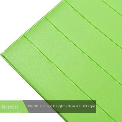 3D дървесен стенен стикер - самозалепващ, водоустойчив, 1 бр., за хол/спалня, Нов китайски стил (Материал: XPE пяна)