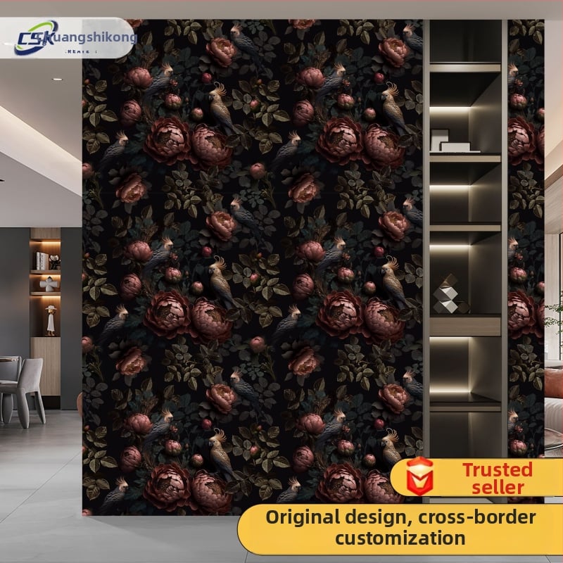 Öntapadós 3D falitapéta - PVC, többrétegű, neoklasszikus stílus