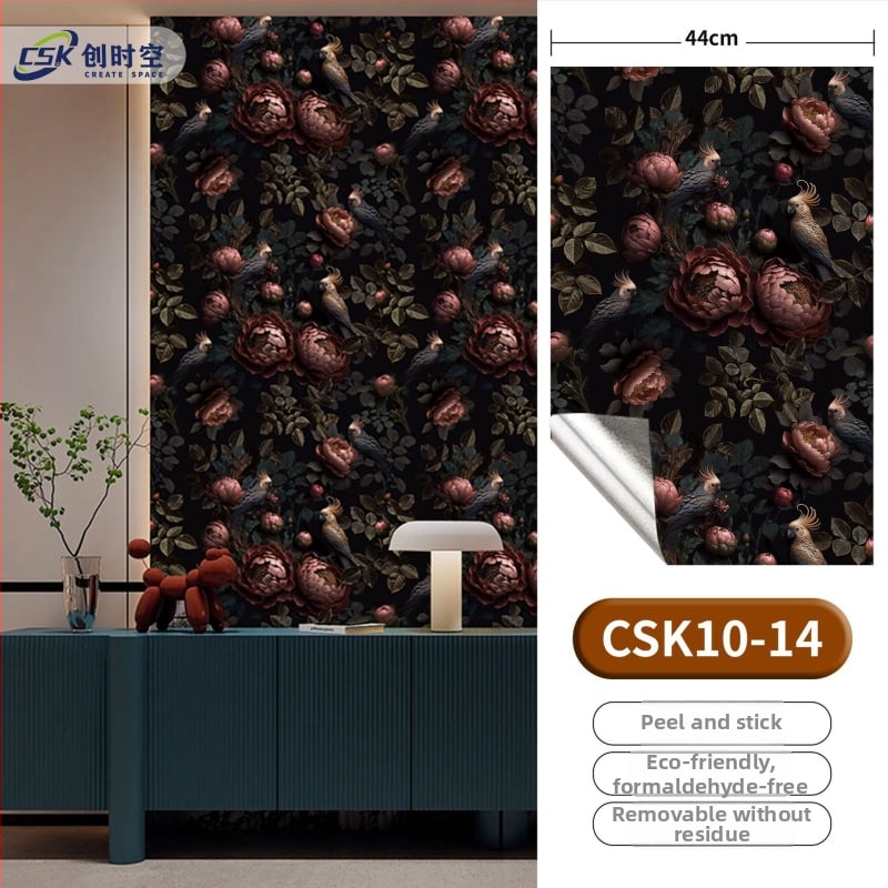 Öntapadós 3D falitapéta - PVC, többrétegű, neoklasszikus stílus