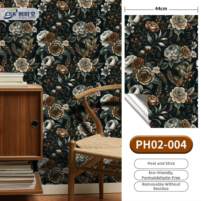 Öntapadós 3D falitapéta - PVC, többrétegű, neoklasszikus stílus