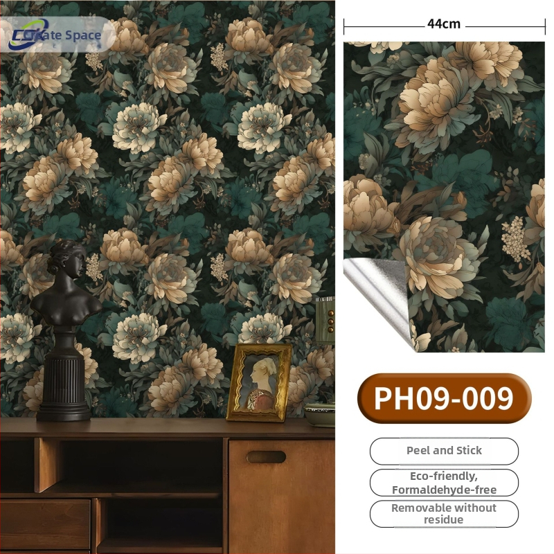 Öntapadós 3D falitapéta - PVC, többrétegű, neoklasszikus stílus