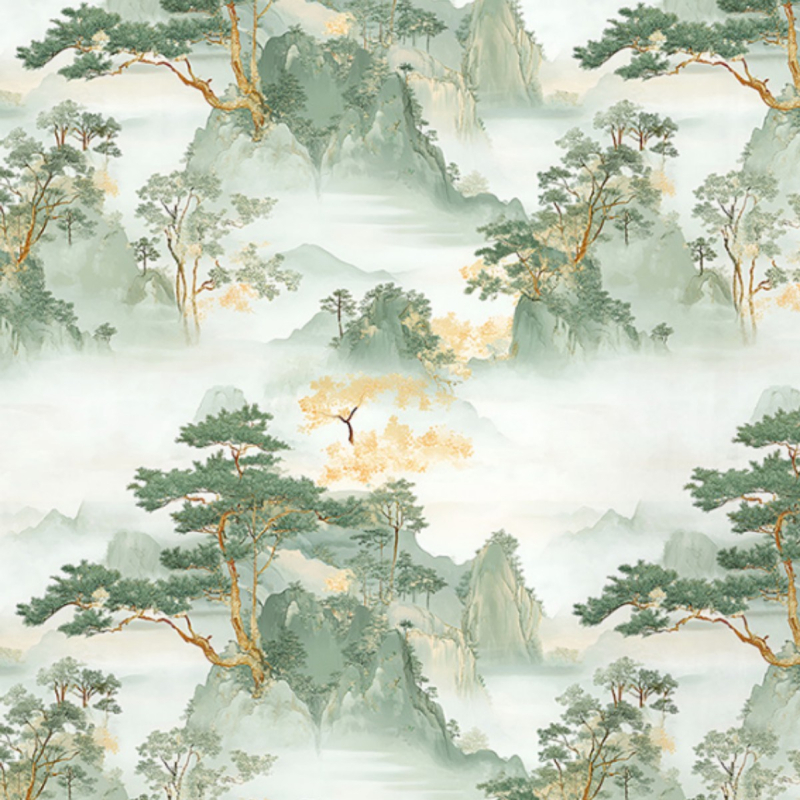 Öntapadós PVC falitapéta, új kínai stílus, mintázat – márka Bvl