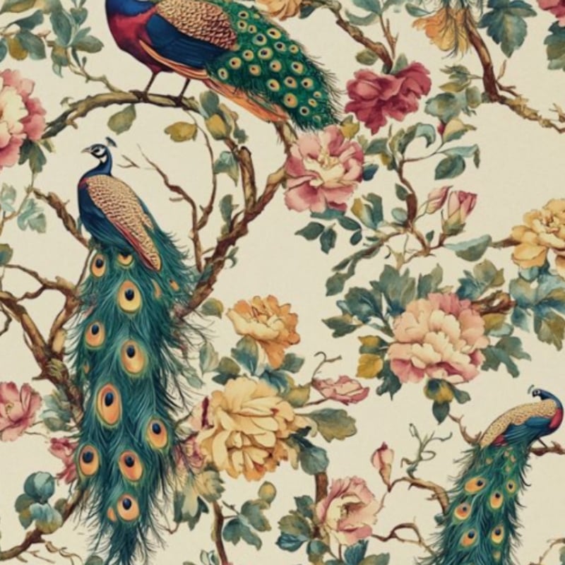 Öntapadós PVC falitapéta, új kínai stílus, mintázat – márka Bvl