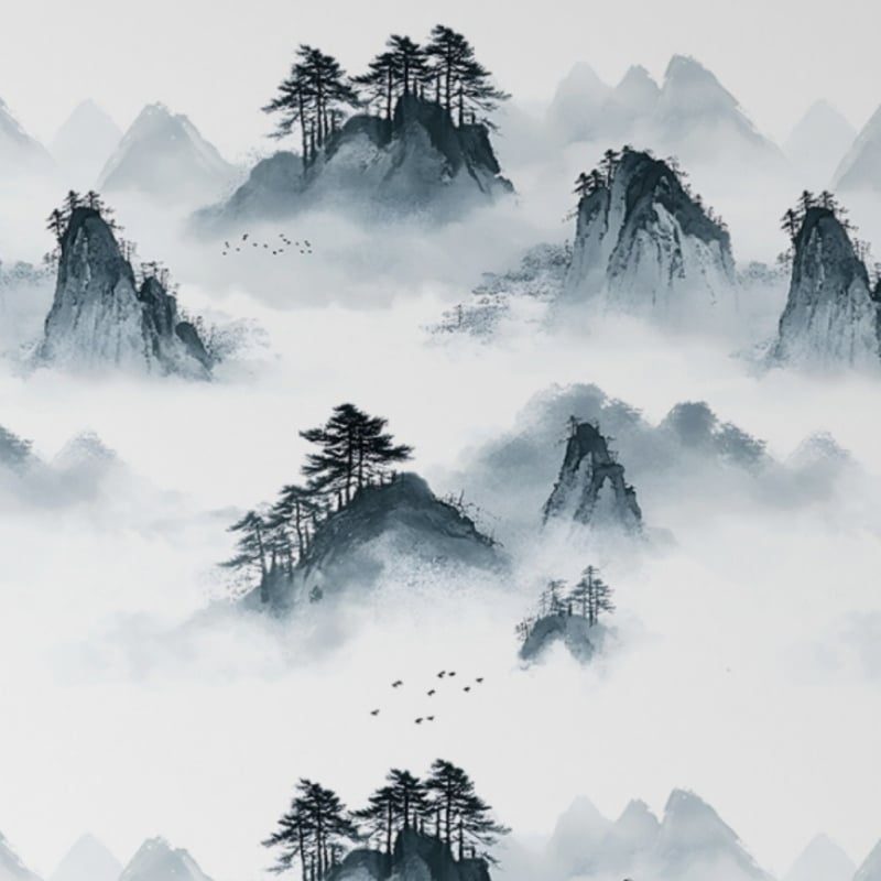 Öntapadós PVC falitapéta, új kínai stílus, mintázat – márka Bvl