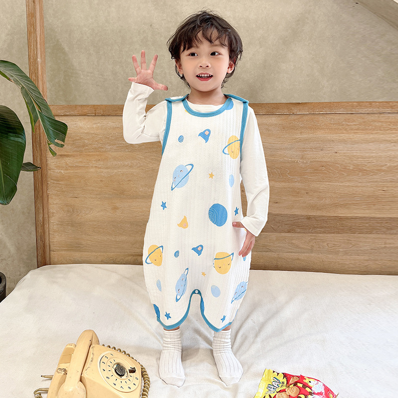 Dječja spavaća vreća, veste-stil, Space Cotton punilo, tkanina od pamuka-smjesa, podstava 95% pamuk