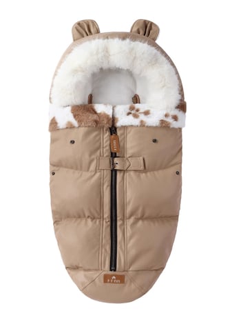 Kokona stila bērnu gulēšanas soma ratiņiem, bieza izolācija, flaneles odere, pildījums no zīdaiņu kokvilnas, metāla rāvējslēdzējs, ziemai, pavasarim un rudens sezonai, zīdaiņiem un bērniem līdz 3 gadu vecumam