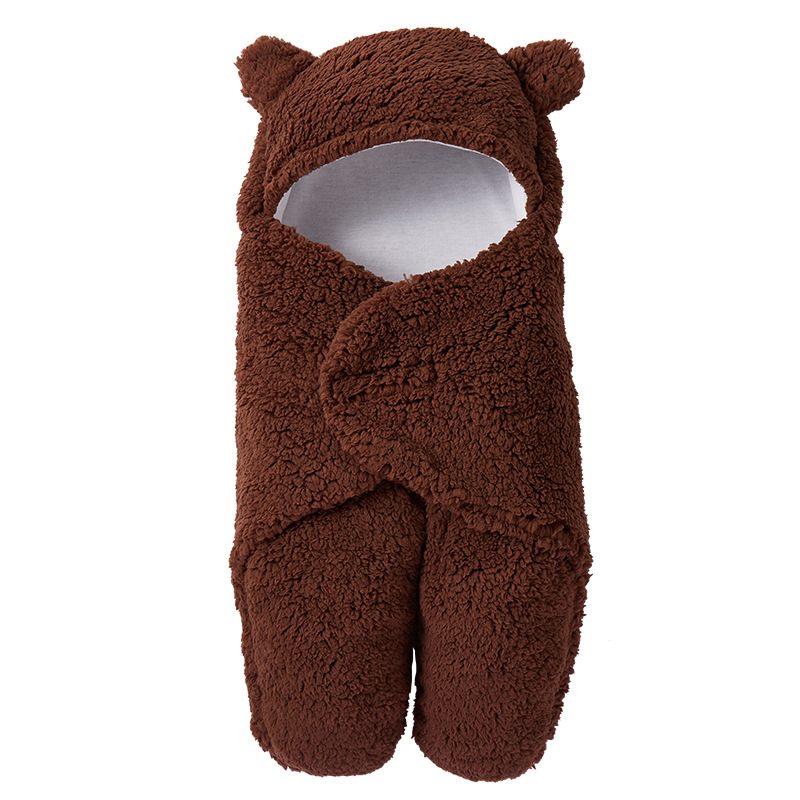 Zīdaiņu guļammaiss, aploksnes stila, ārējais materiāls: kokvilnas flīss, iekšpuse un pildījums: kokvilnas šķiedra un sametināts kokvilnas pildījums, ziemas/ rudens lietošanai