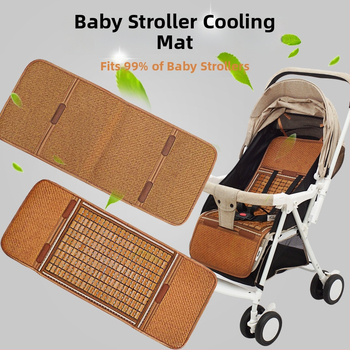 Мат за детска количка – Бамбук + имитационен ратан; Марка: Powerful merchant; Предназначено за: Бебе; Категория: Мат