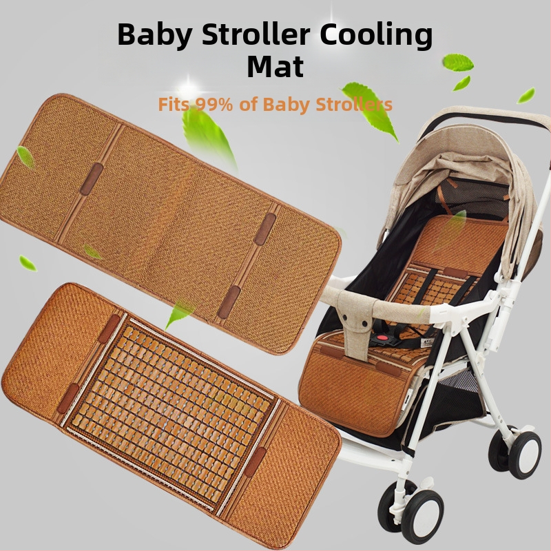 Мат за детска количка – Бамбук + имитационен ратан; Марка: Powerful merchant; Предназначено за: Бебе; Категория: Мат