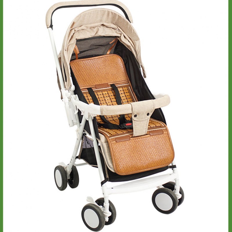 Мат за детска количка – Бамбук + имитационен ратан; Марка: Powerful merchant; Предназначено за: Бебе; Категория: Мат