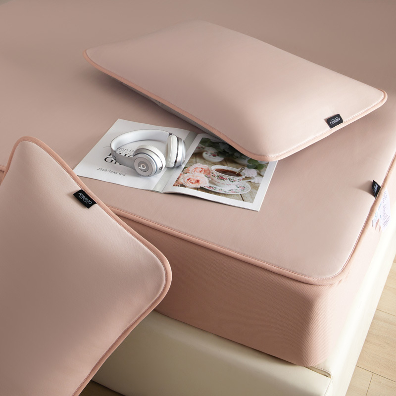 Ice silk viskoos mattide komplekt, jacquard kudumine, kokkupandav, masinapesu