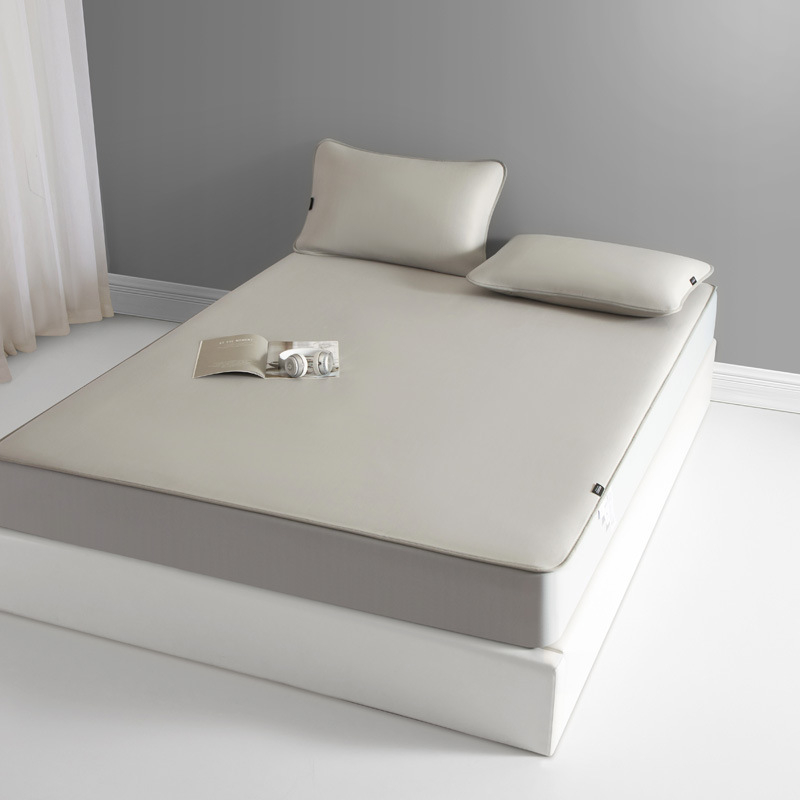 Ice silk viskoos mattide komplekt, jacquard kudumine, kokkupandav, masinapesu