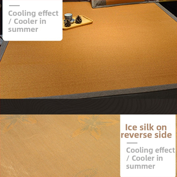 Voodimatt Ice Silk viskoosist, kahekordne Jacquard, suve jahutus