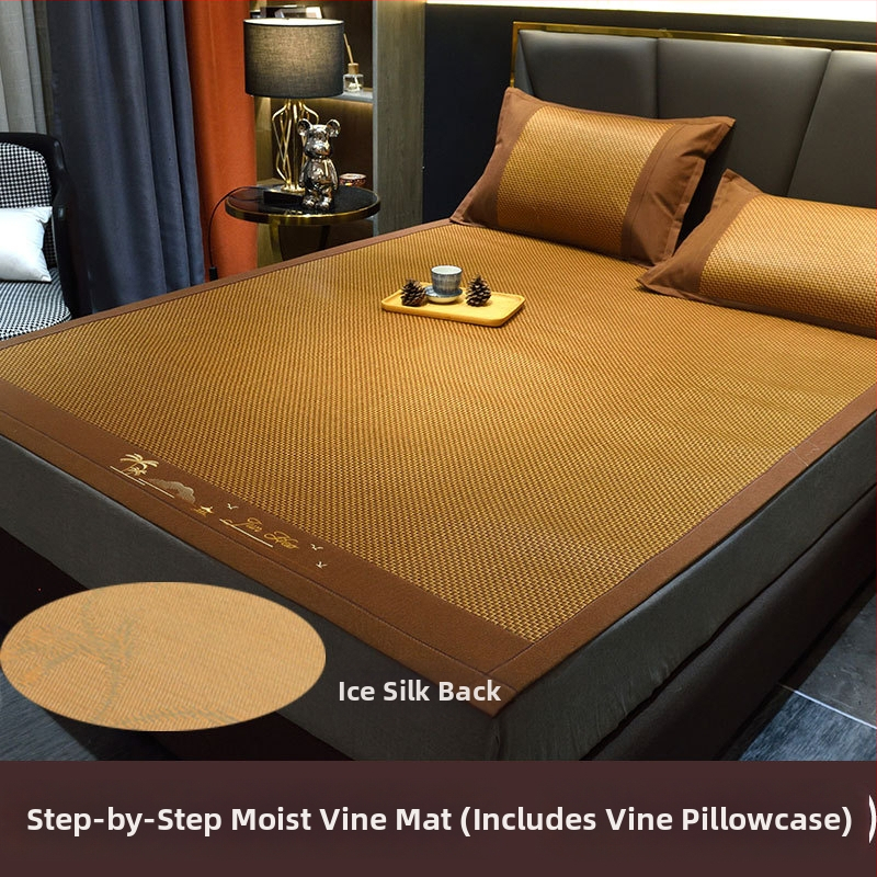 Voodimatt Ice Silk viskoosist, kahekordne Jacquard, suve jahutus