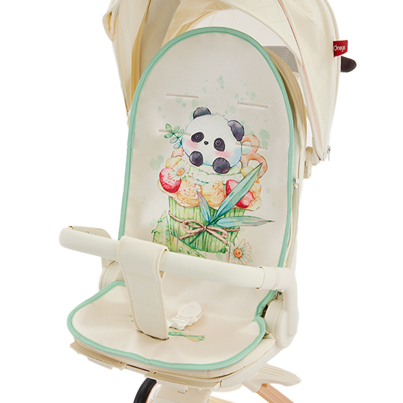 Мат за количка за новородено – Ice Silk, летен дишащ и потабсорбиращ подложка за седалката на бебето