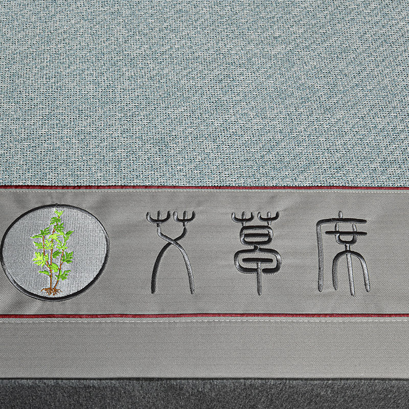 Ice Silk ja rattan mattide komplekt tikitud, kokkupandav, modernne minimalistlik stiil, kohandatav