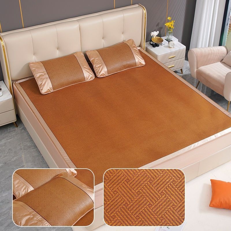 Ice Silk Mat komplekt – sünteetiline kiud, tikandiga kudumine, kaasaegne minimalistlik stiil